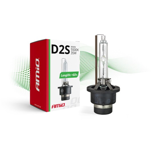 Żarówka ksenonowa, żarnik xenon D2S 5500K AMiO LONG LIFE -zdjęcie numer 1