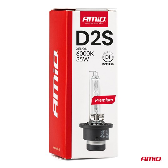 Żarówka ksenonowa żarnik xenon D2S 6000K AMiO PREMIUM AMIO-01976 -zdjęcie numer 2