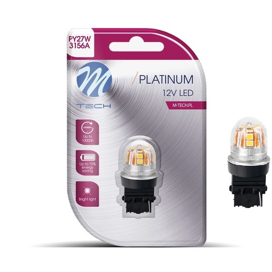 Żarówka LED LB830Y-01B - PY27W 12-24V 15x2835SMD -photo number 1