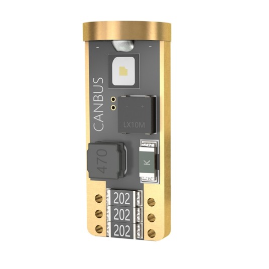 Żarówka LED W5W T10 S5 Krystaliczna biel MOCNE CANBUS DIODY CSP 3xCSP3838 -zdjęcie numer 2
