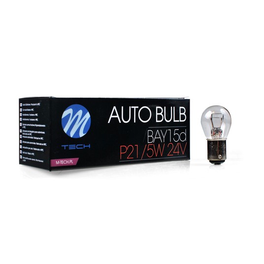 Żarówka M-TECH BAY15D 24V/21/5W CLEAR -photo number 1