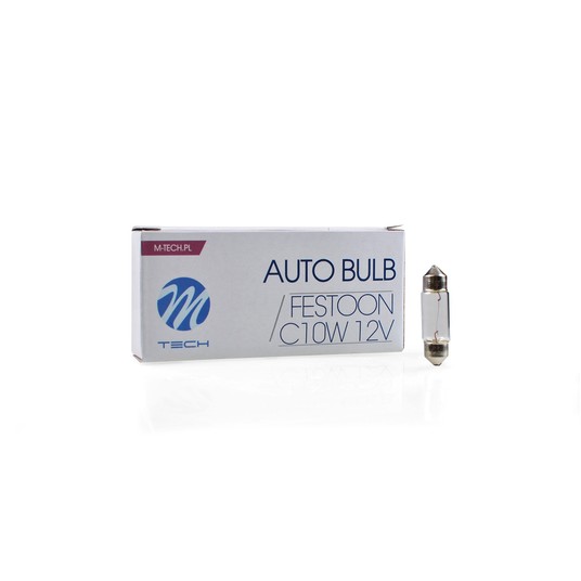 Żarówka M-TECH C10W 12V/10W T11x36 SV8.5 -photo number 1