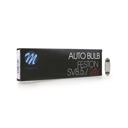 Żarówka M-TECH C10W 24V/10W T11x36 SV8.5 CLEAR -photo number 1