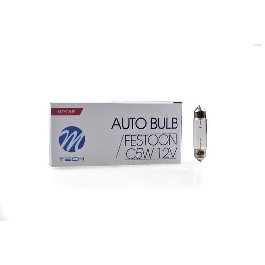 Żarówka M-TECH C5W 12V 5W 41mm T11x41 SV8.5 -zdjęcie numer 1