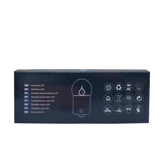 Żarówka M-TECH G18 BA15s 24V/5W CLEAR -photo number 2