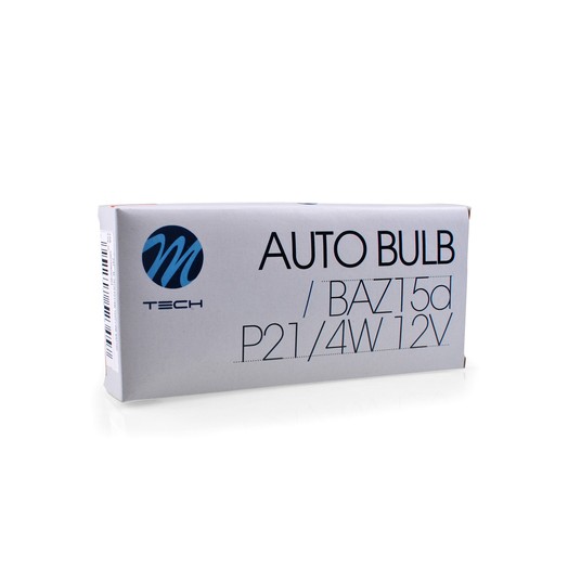 Żarówka M-TECH P21/4W 12V 21/4W BAZ15d -zdjęcie numer 2