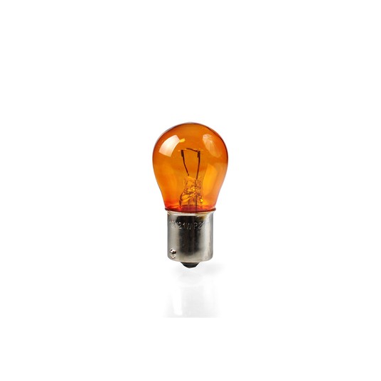 Żarówka M-TECH S25 12V 21W BA15S AMBER -zdjęcie numer 3