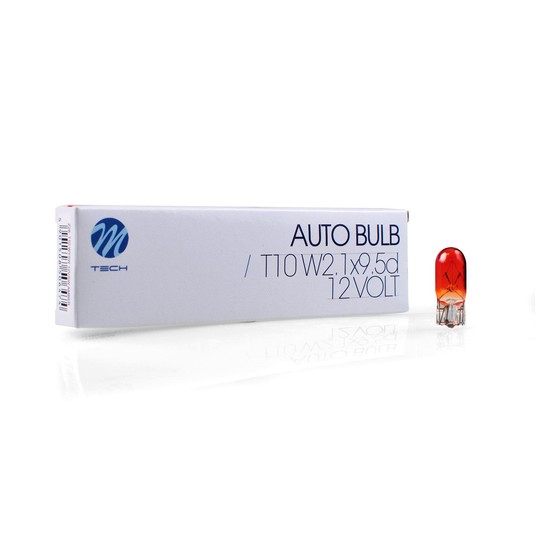 Żarówka M-TECH T10-WY5W 12V/5W AMBER -photo number 1