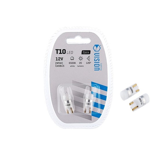 ŻARÓWKA VISION W5W T10 12V 1XSMD3030 CANBUS -photo number 1