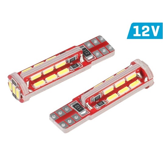 Żarówka VISION W5W (T10) 12V 27x 4014 SMD CAN -photo number 3