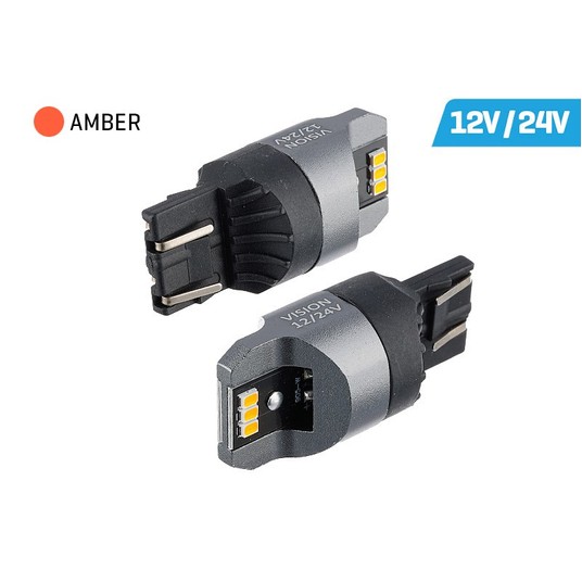 ŻARÓWKA VISION WY21/5W T20Q 12/24V 6XSMD3020 Pomar -photo number 3