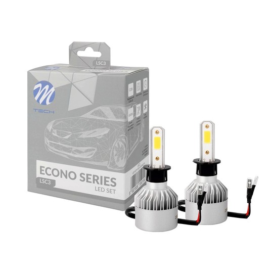 Żarówki H3 LED zestaw 12/24V 6500K 80W CANBUS -zdjęcie numer 1