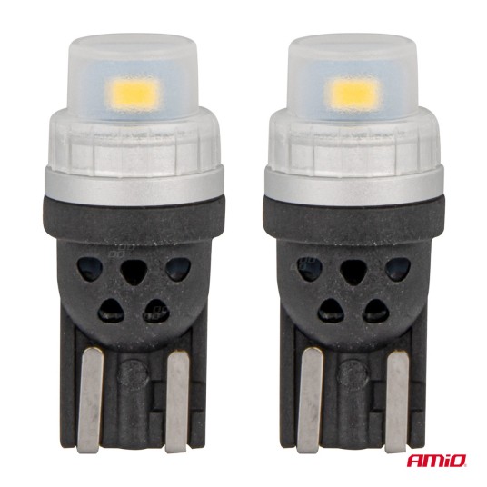 Żarówki LED 360 Pure Light Series STANDARD T10 W5W 2x3020 SMD White 12V 24V -zdjęcie numer 4