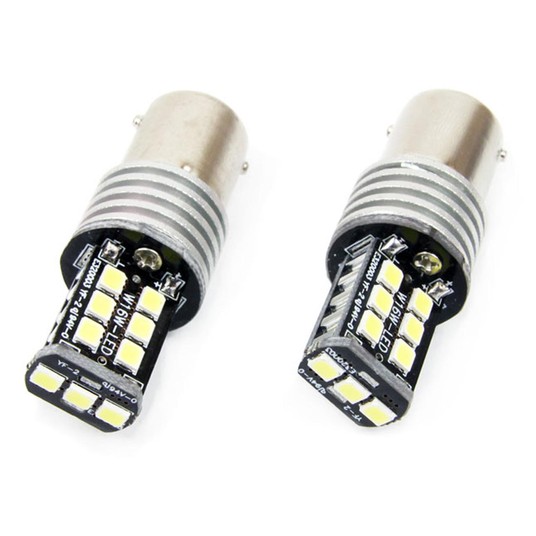 Żarówki LED CANBUS 2835 15SMD 1156 BA15S P21W R10W -photo number 4