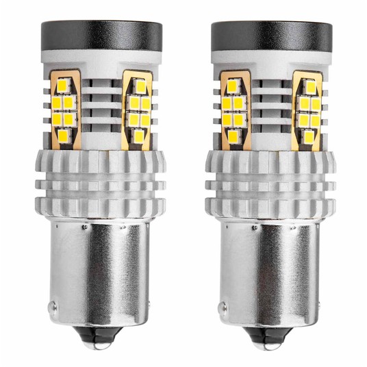 Żarówki LED CANBUS 3020 24SMD 1156 BA15S P21W R10W R5W White 12V 24V -zdjęcie numer 2
