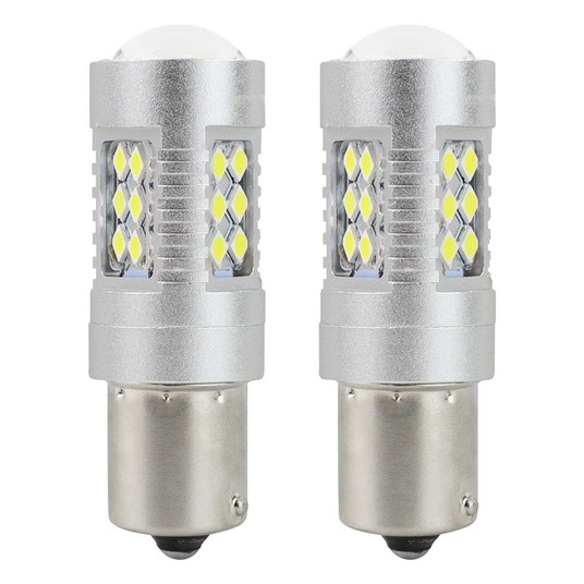 Żarówki LED CANBUS 3030 24SMD 1156 BA15S P21W White 12V/24V -zdjęcie numer 3