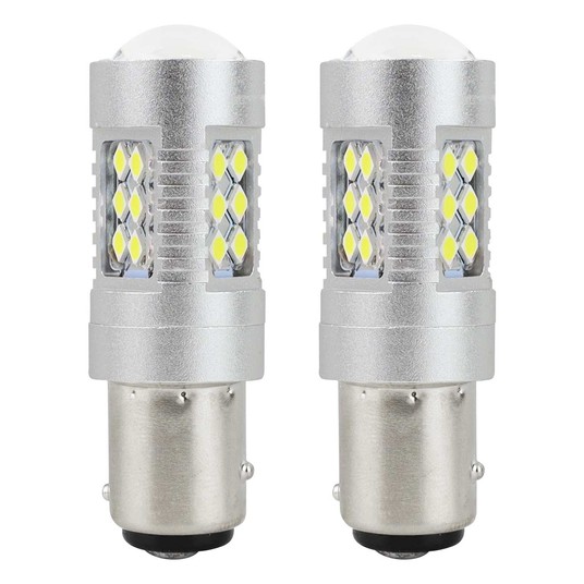 Żarówki LED CANBUS 3030 24SMD 1157 BAY15D P215W White 12V 24V AMIO-01438 -zdjęcie numer 1