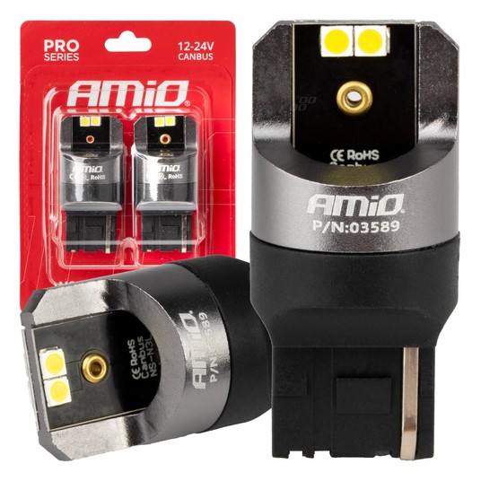 Żarówki LED CANBUS PRO series 7440 W21W 4x3030 SMD -photo number 1