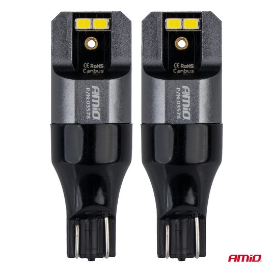 Żarówki LED CANBUS PRO T15 W16W białe 12/24V -photo number 3