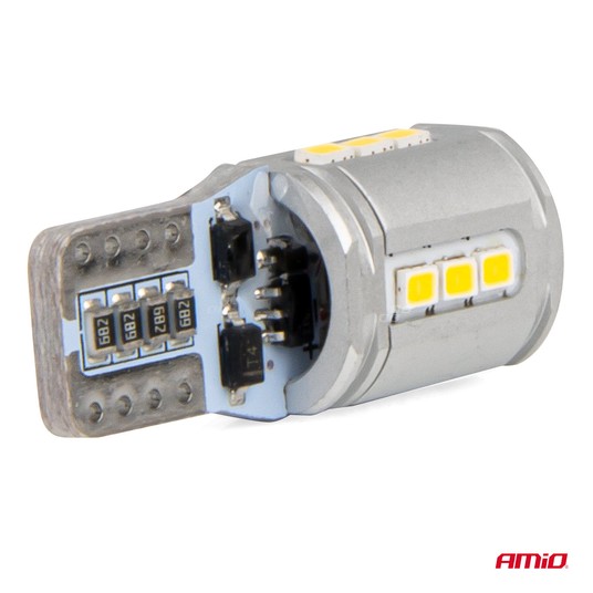 Żarówki LED CANBUS T10e W5W 15x2016 SMD White 12V 24V -zdjęcie numer 3
