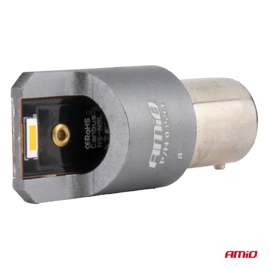 Żarówki LED FULL CAN PRO PY21W pomarańcz 12/24V -photo number 3