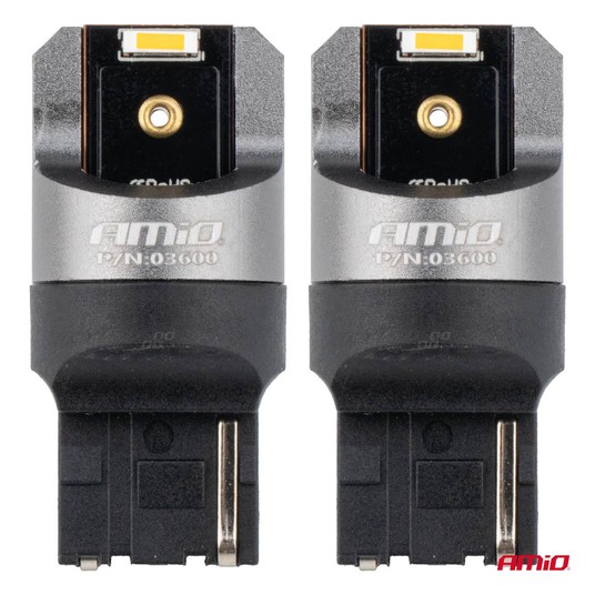 Żarówki LED FULL CAN PRO WY21W pomarańcz 12/24V -photo number 4