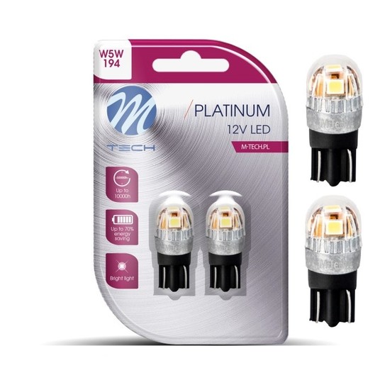 Żarówki LED LB835W-02B -T10 W5W, 12-24V 5x2835SMD -photo number 1
