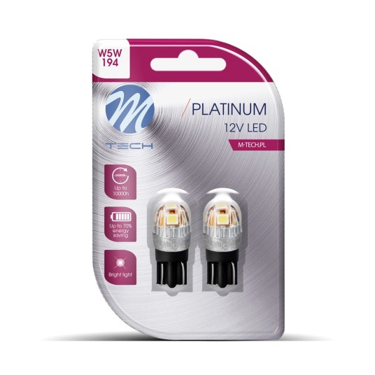 Żarówki LED LB835W-02B -T10 W5W, 12-24V 5x2835SMD -photo number 3