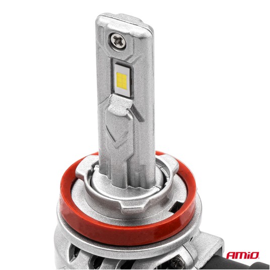 Żarówki samochodowe LED seria X2 H8 H9 H11 H16 6500K Canbus AMIO-02974 -zdjęcie numer 4