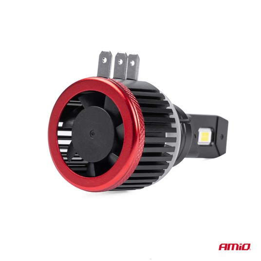 Żarówki samochodowe LED seria X3 H15 6500K Canbus AMIO -zdjęcie numer 4
