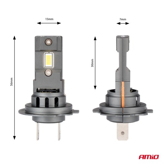 Żarówki samochodowe LED seria X4 Aviator H7 6500K Canbus -zdjęcie numer 9