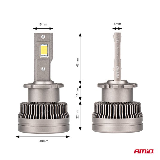 Żarówki żarniki LED AMiO XD D2S D2R AMIO-03311 -zdjęcie numer 6