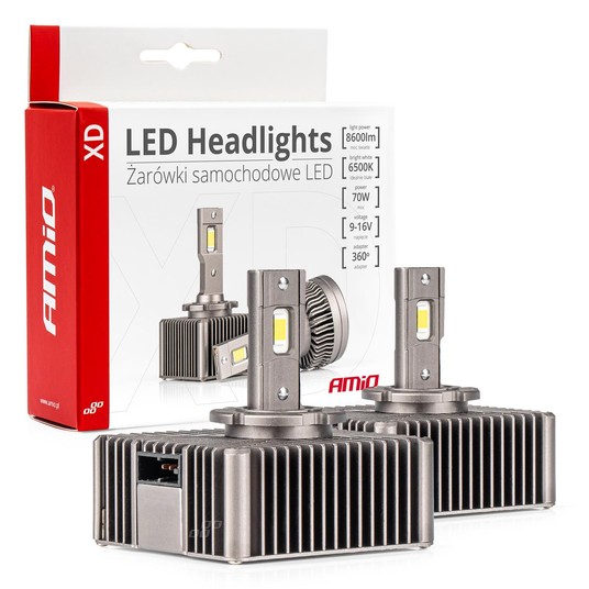 Żarówki żarniki LED AMIO XD D5S AMIO -photo number 1