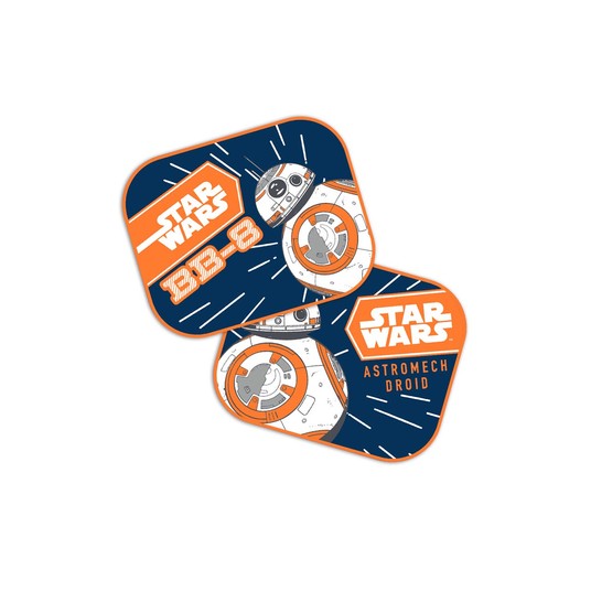 Zasłonki Boczne 2 szt 44*35cm STAR WARS BB8 -zdjęcie numer 1