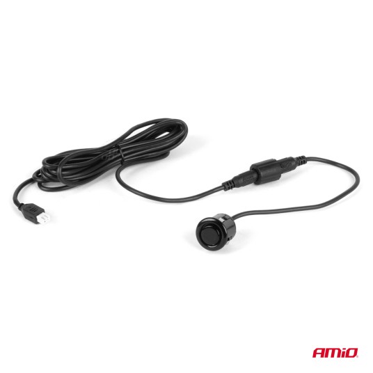 Zestaw czujników parkowania cofania LED 4 sensory czarne GOLD 18 mm AMIO-01577 -zdjęcie numer 4