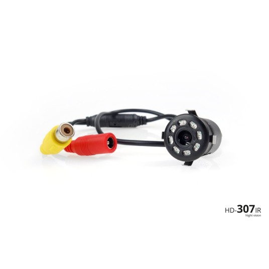 Zestaw czujników parkowania TFT01 4,3 z kamerą HD-307-IR 4 sensory czarne GOLD -zdjęcie numer 2