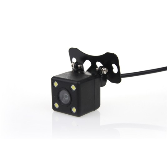 Zestaw czujników parkowania TFT02 4,3 z kamerą HD-315-LED 4 sensory srebrne -zdjęcie numer 2