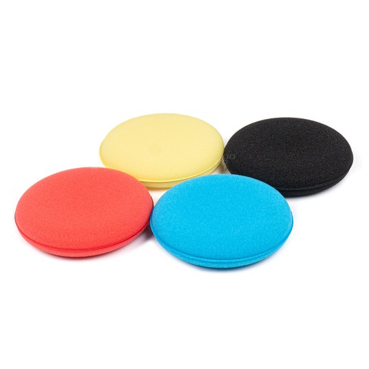 Zestaw gąbek do woskowania polerowania 4 szt. 100 mm AMIO-03713 -zdjęcie numer 1