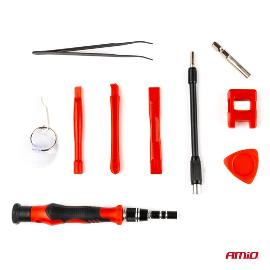 Zestaw precyzyjnych śrubokrętów torx bity wkrętaki AMIO-03135 -zdjęcie numer 3