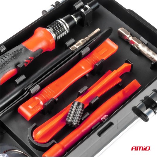 Zestaw precyzyjnych śrubokrętów torx bity wkrętaki AMIO-03135 -zdjęcie numer 9