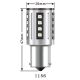 EM Automotive® Żarówka LED P21W BA15S S2 24 Diod SMD 3838 2350 LM CANBUS do Światła Wstecznego i DRL -zdjęcie numer 6