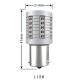 EM Automotive® Żarówka LED P21W Czerwona 40 Diod CSP SMD do Świateł Stop 1 Sztuka -zdjęcie numer 8