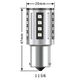 EM Automotive Żarówka LED S2 P21W 1156 Biała -photo number 6