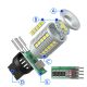 EM Automotive® Żarówka LED W21/5W 7443 S1 45 Diod SMD 3030 2350 LM CANBUS do Świateł DRL i Postojowy -zdjęcie numer 6