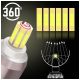 EM Automotive® Żarówki LED CSP H8 H9 H11 100 W 20000 LM CANBUS 360 Stopni -zdjęcie numer 4