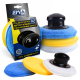 EM Automotive® Zestaw 3 Gąbek do Polerowania MIX 120 mm z Uchwytem -zdjęcie numer 1