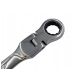 EM Automotive® Zestaw 6 Kluczy Płasko Oczkowych z Grzechotką Łamanych 8 do 19 mm CrV -zdjęcie numer 3