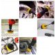 EM Automotive® Zestaw Szczotek Czyszczących na Wiertarkę i Wkrętarkę 5 cm 8 cm 10 cm -zdjęcie numer 2