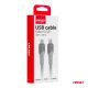 Kabel do łądowania USB-C USB-C 60W 300cm FullLINK model X111 transmisja danych AMIO-04293 -zdjęcie numer 2