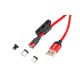Kabel USB magnetyczny 3w1 na Lightning USB-C micro USB 1 m UC-8 AMIO-02522 -zdjęcie numer 1